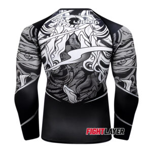 'Battle Samurai' Long Sleeve Rash Guard