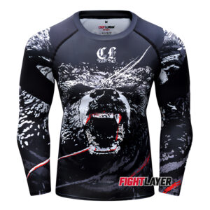 'Black Bear' Long Sleeve Rash Guard