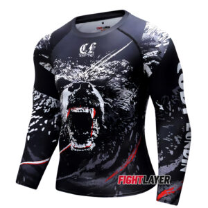 'Black Bear' Long Sleeve Rash Guard