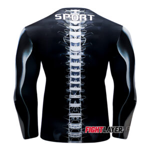 'Boneyard' Long Sleeve Rash Guard