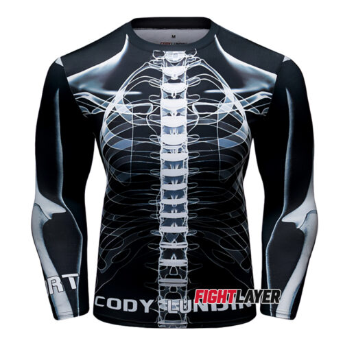'Boneyard' Long Sleeve Rash Guard