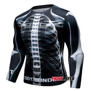 'Boneyard' Long Sleeve Rash Guard