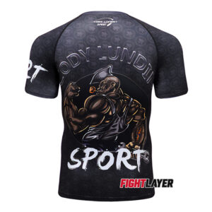 'Brawny Brawler' Short Sleeve Rash Guard