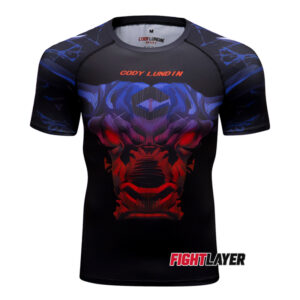 'Bull Fight' Short Sleeve Rash Guard