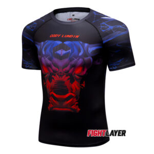 'Bull Fight' Short Sleeve Rash Guard