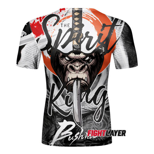 'Bushido Spirit' Short Sleeve Rash Guard