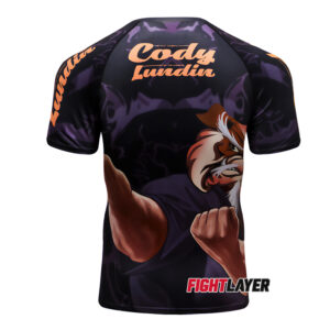 'Caged Pitbull' Short Sleeve Rash Guard