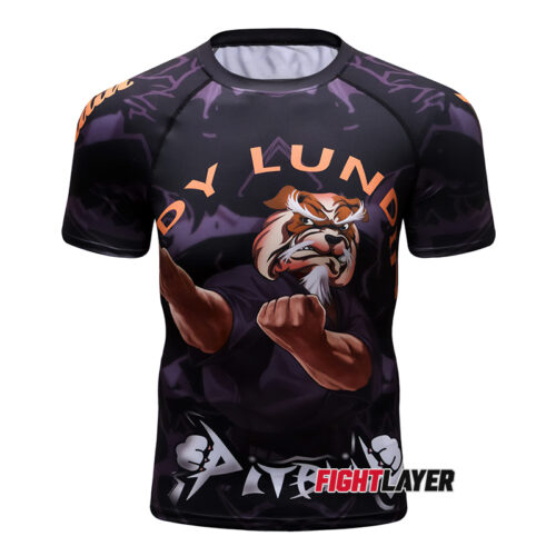 'Caged Pitbull' Short Sleeve Rash Guard