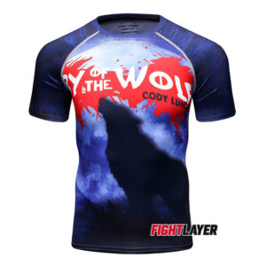 'Cry Of The Wolf' Short Sleeve Rash Guard