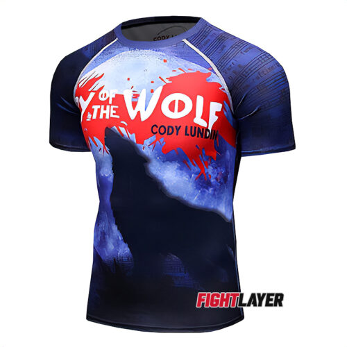 'Cry Of The Wolf' Short Sleeve Rash Guard