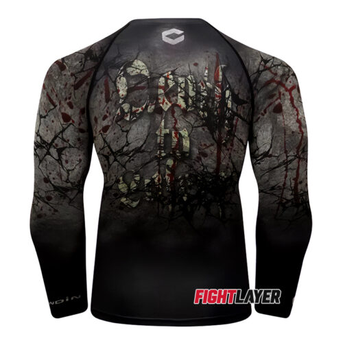 'Death's Grin' Long Sleeve Rash Guard