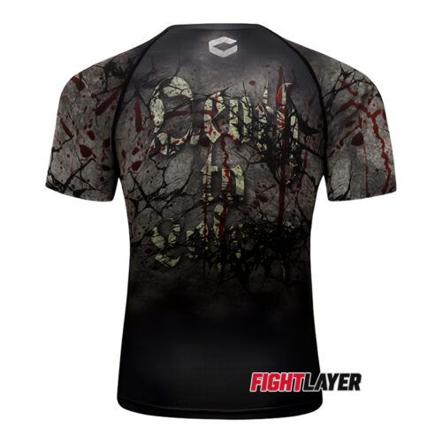 'Death's Grin' Short Sleeve Rash Guard