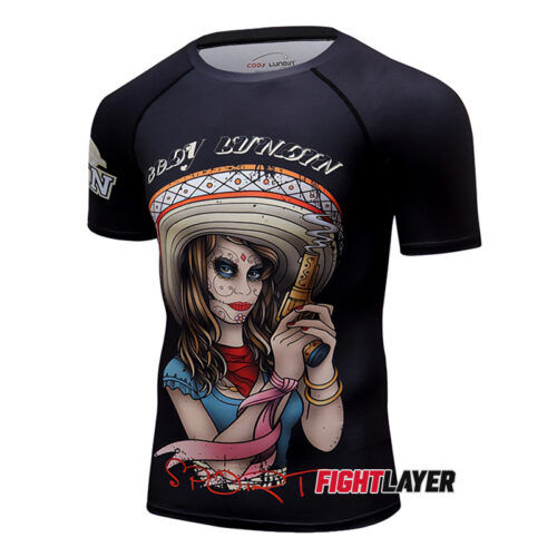 'Dia De Los Muertos' Short Sleeve Rash Guard