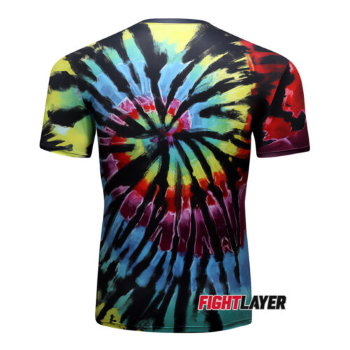 'Dizzy Dye' Short Sleeve Rash Guard