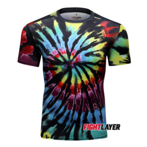 'Dizzy Dye' Short Sleeve Rash Guard