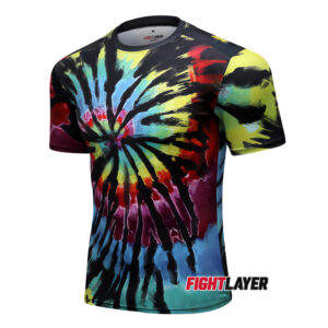 'Dizzy Dye' Short Sleeve Rash Guard