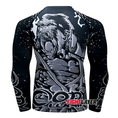 'Fighting Gorilla' Long Sleeve Rash Guard