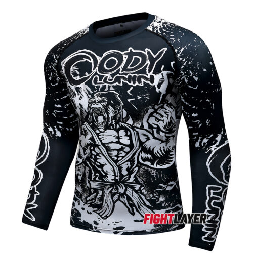 'Fighting Gorilla' Long Sleeve Rash Guard