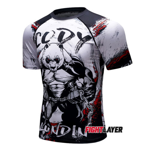 'Fighting Panda' Short Sleeve Rash Guard