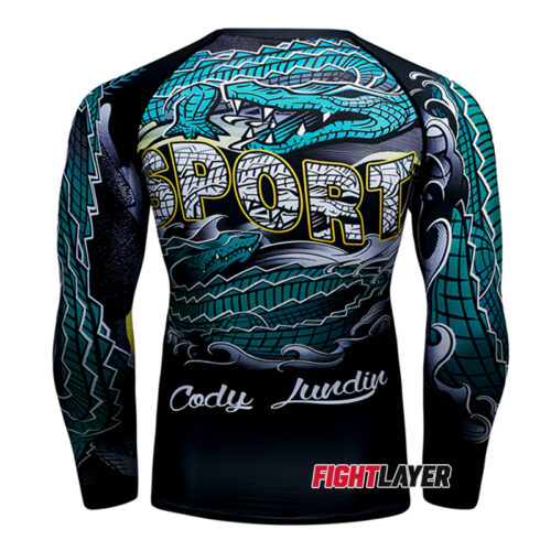 'Gator Bite' Long Sleeve Rash Guard