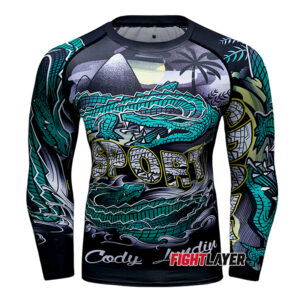 'Gator Bite' Long Sleeve Rash Guard