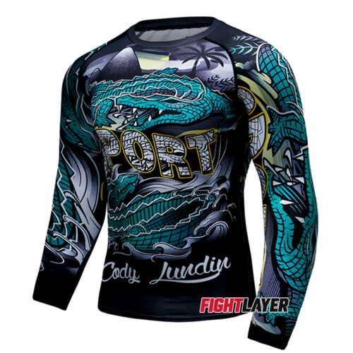 'Gator Bite' Long Sleeve Rash Guard
