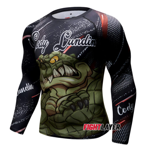 'Gator Roll' Long Sleeve Rash Guard