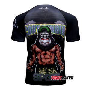 'Gorilla Army' Short Sleeve Rash Guard