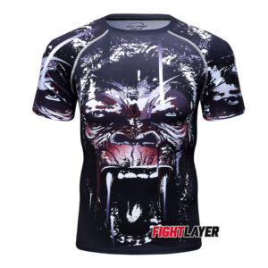 'Gorilla Warfare' Short Sleeve Rash Guard