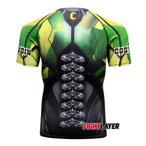 'Iron Robot' Short Sleeve Rash Guard