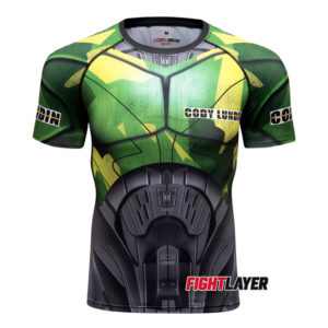 'Iron Robot' Short Sleeve Rash Guard