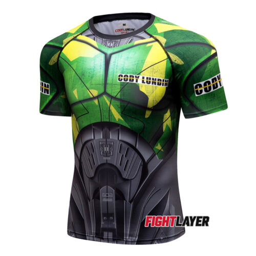 'Iron Robot' Short Sleeve Rash Guard