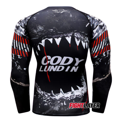 'Jaws' Long Sleeve Rash Guard