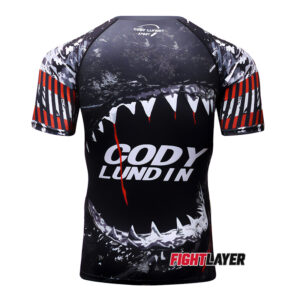'Jaws' Short Sleeve Rash Guard