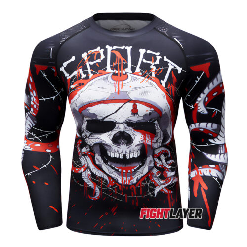 'Jolly Roger' Long Sleeve Rash Guard