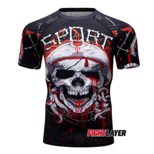'Jolly Roger' Short Sleeve Rash Guard