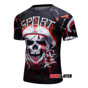 'Jolly Roger' Short Sleeve Rash Guard
