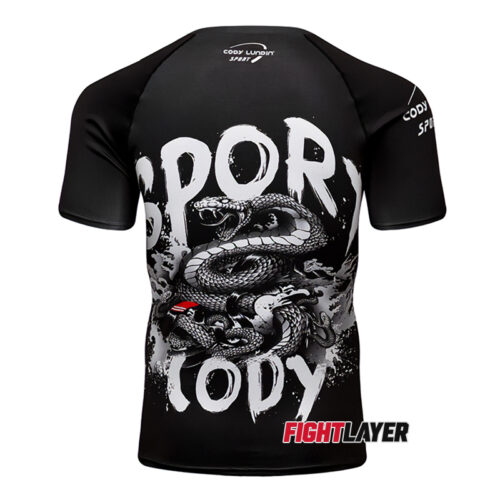 'King Cobra' Short Sleeve Rash Guard