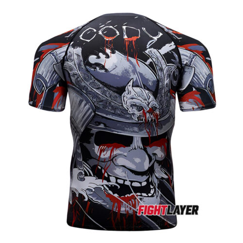 'Lone Samurai' Short Sleeve Rash Guard