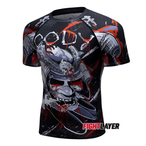 'Lone Samurai' Short Sleeve Rash Guard