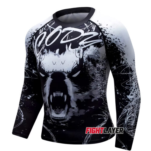 'Mad Panda' Long Sleeve Rash Guard