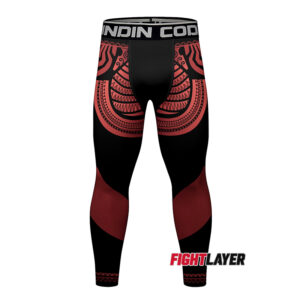 'Maori Tribal Red' Training Leggings