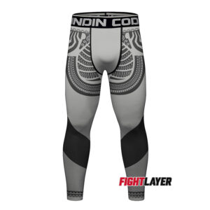 'Maori Tribal White' Training Leggings