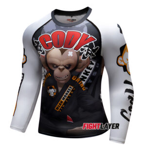 'Mean Monkey' Long Sleeve Rash Guard