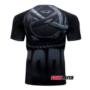 'Midnight Wolves' Short Sleeve Rash Guard