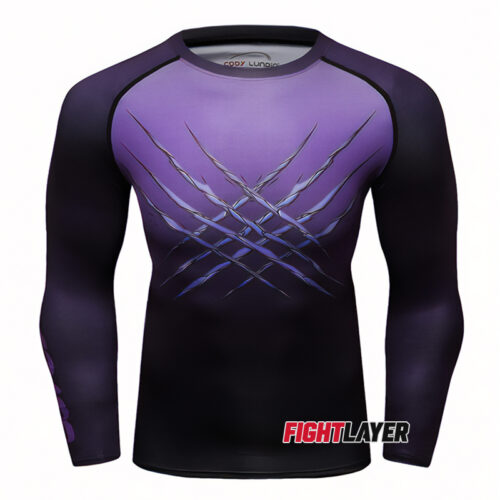 'Panther Claws' Long Sleeve Rash Guard