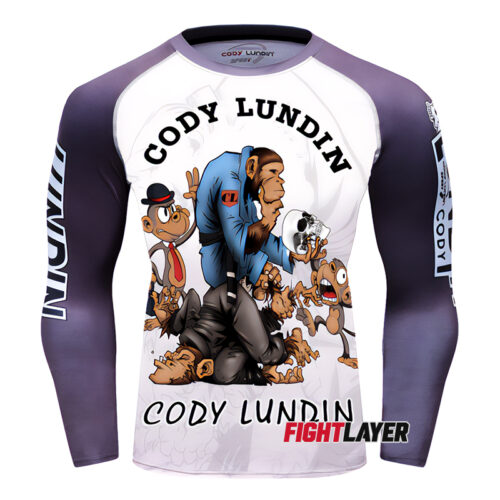 'Pensive Monkey' Long Sleeve Rash Guard