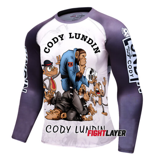 'Pensive Monkey' Long Sleeve Rash Guard