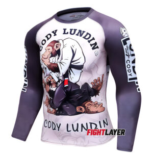 'Pondering Monkey' Long Sleeve Rash Guard