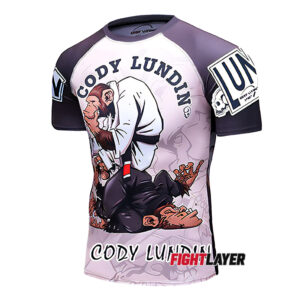 'Pondering Monkey' Short Sleeve Rash Guard
